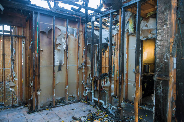 Professional Fire Damage Removal technician working in Independence, OH